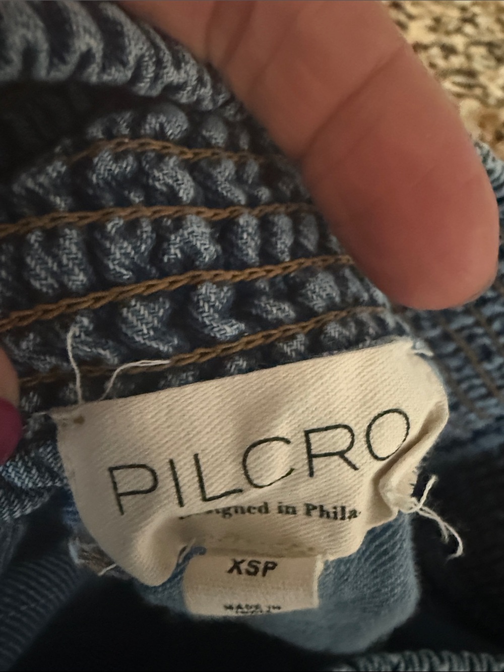 Anthropologie Reese 100% Cotton Barrel Leg Pull On Pants XS Petite - Picture 7 of 8